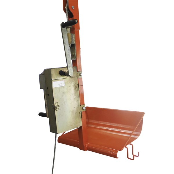 Cadeirinha Suspensa Mecânica Sobe Desce Manivela + 30m Cabo de Aço  5/16"