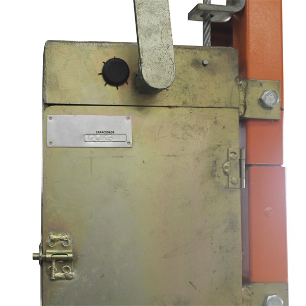 Cadeirinha Suspensa Mecânica Sobe Desce Manivela + 30m Cabo de Aço  5/16"