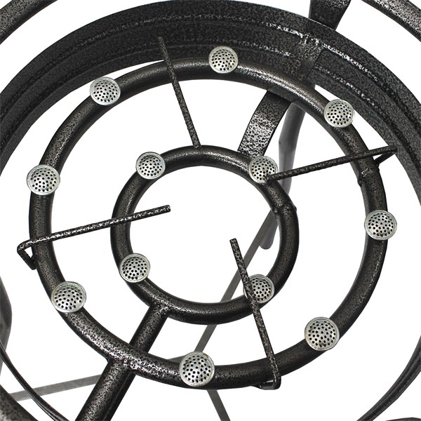 Fogareiro a Gás Alta Pressão 2 Queimadores 2 Regulagens 12 Caulim Tripé