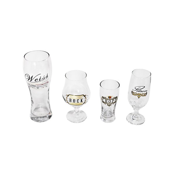 Conjunto 4 Copos Premium Kit Cervejeiro