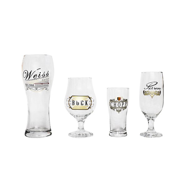 Conjunto 4 Copos Premium Kit Cervejeiro