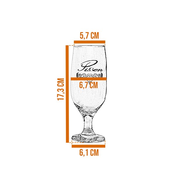 Conjunto 4 Copos Premium Kit Cervejeiro