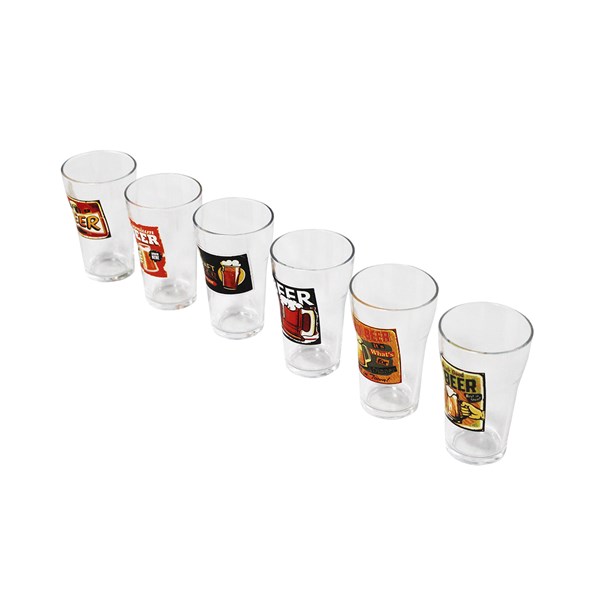 Conjunto 6 Copos Boteco Retro 200ml
