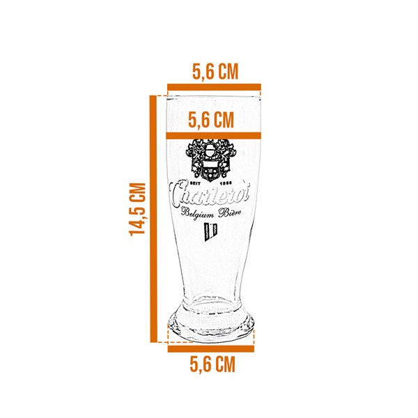 Conjunto 6 Copos Mini Munich Charleroy 220ml