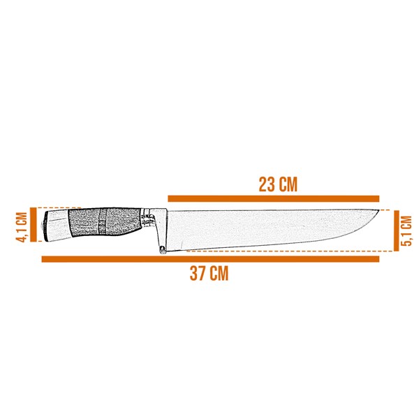 Faca 10 Inox 420 Cabo Misto