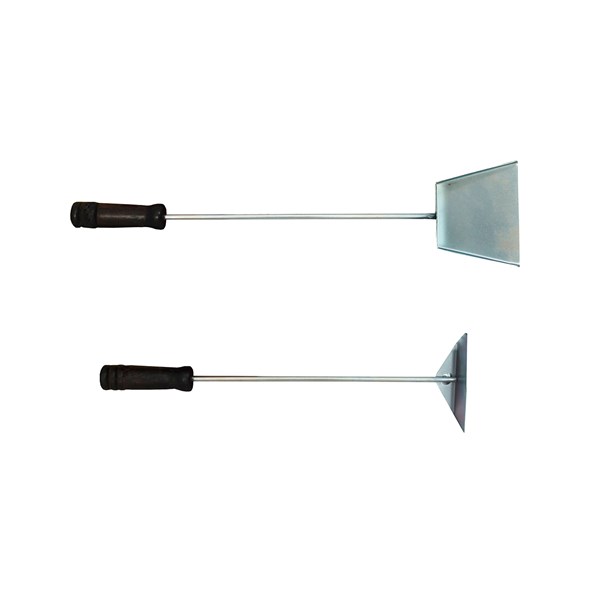Pá Aço Zincado 40cm e Puxador de Brasa Aço Zincado 30cm
