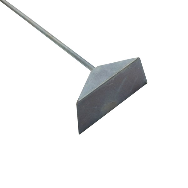 Pá Aço Zincado 40cm e Puxador de Brasa Aço Zincado 30cm