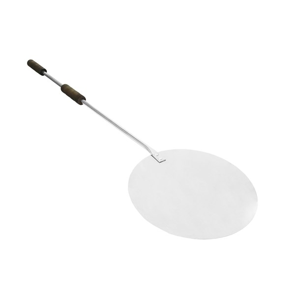 Pá Pizza Inox 35X130cm Cabos Madeira