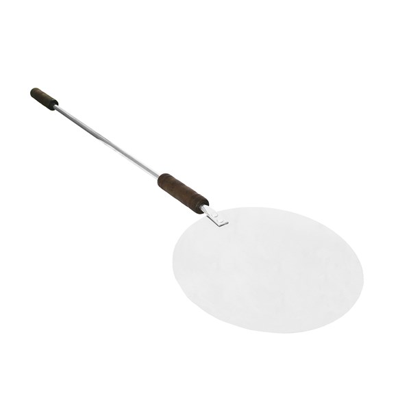 Pá Pizza Inox 35X130cm Cabos Madeira