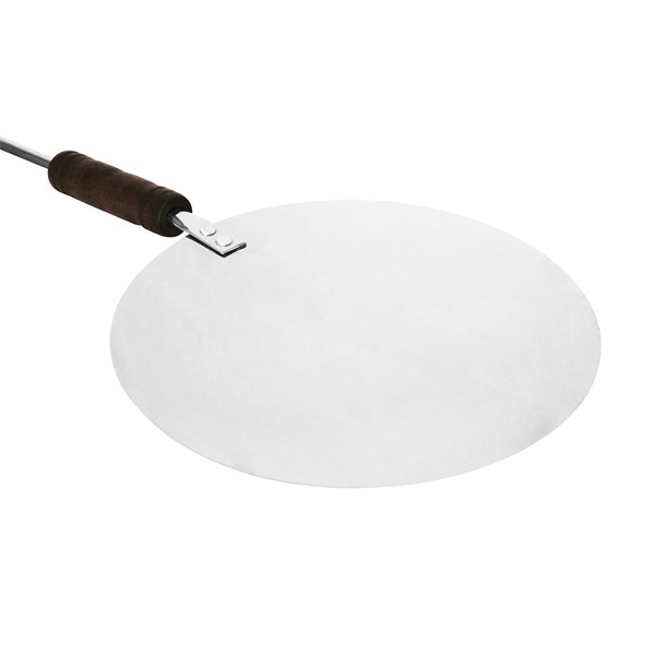 Pá Pizza Inox 35X130cm Cabos Madeira