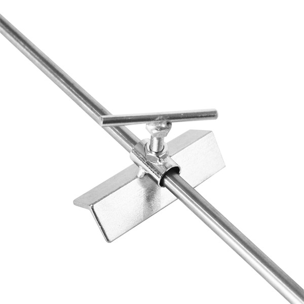 Espeto Giratório Manual Inox 87cm Cabo Alumínio