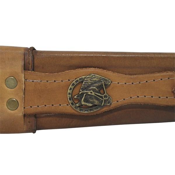 Faca 10 Inox 420 Protetor Bronze Cabo Misto