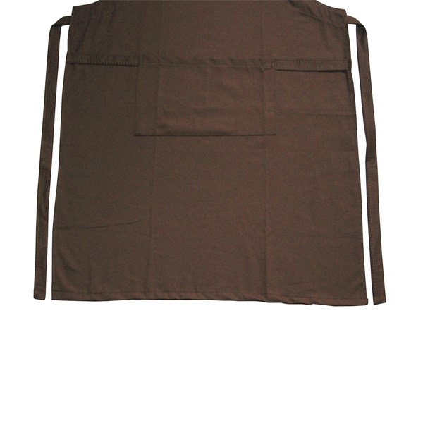 Avental Sarja Algodão Liso Marrom