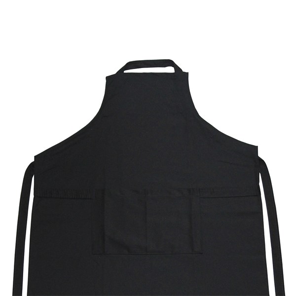 Avental Sarja Algodão Liso Preto