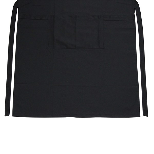 Avental Sarja Algodão Liso Preto