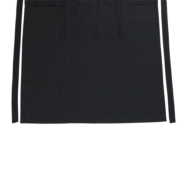 Avental Sarja Algodão Bordado Cuidado em Treinamento Preto