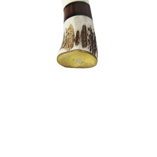 Faca 08 Inox 316L Cabo Cervo Onix Anel Madeira