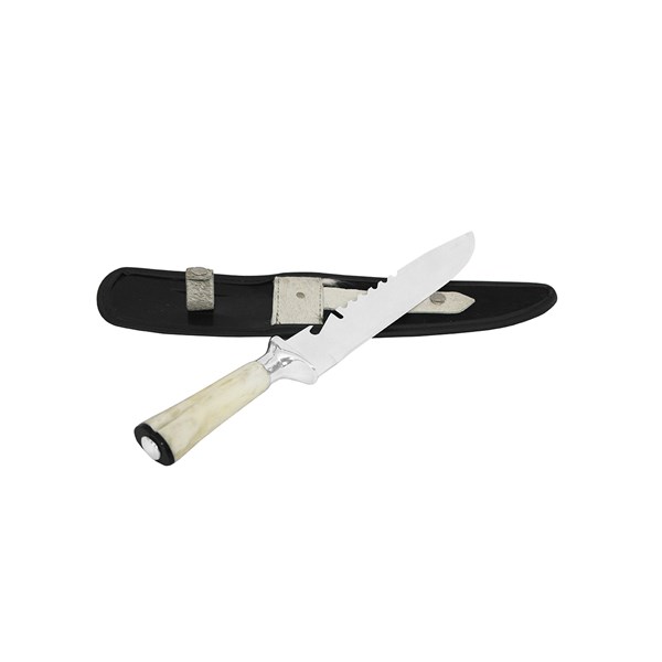 Faca Punhal 09 Inox 420 Abridor Cabo Osso