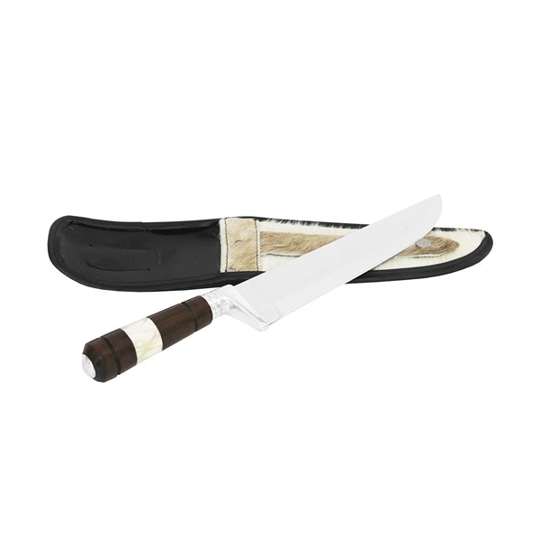 Faca 10 Inox 420 Cabo Osso Madeira