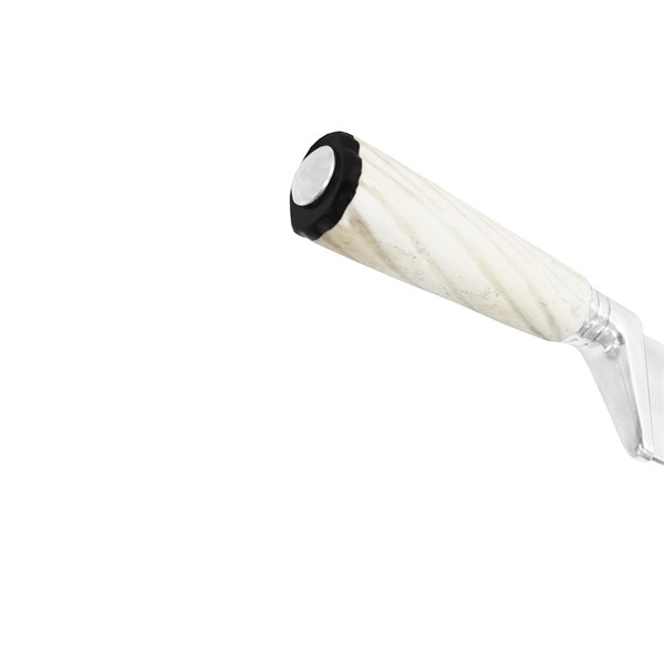 Faca 10 Inox 420 Vazada Frigorífica Cabo Osso Artesanal Preparo