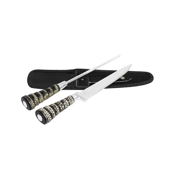 Faca Chaira 09 Inox 420 Cabo Tatu