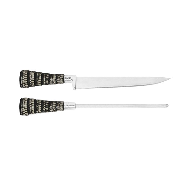 Faca Chaira 09 Inox 420 Cabo Tatu