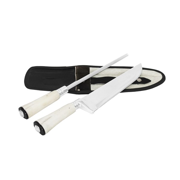 Faca Chaira 10 Inox 420 Cabo Osso