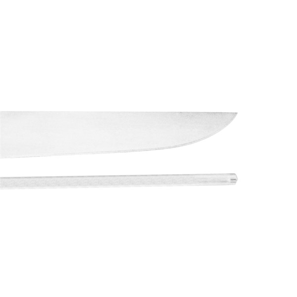 Faca Chaira 10 Inox 420 Cabo Osso Madeira