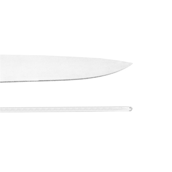 Faca Chaira 10 Inox 420 Protetor Bronze Cabo Misto