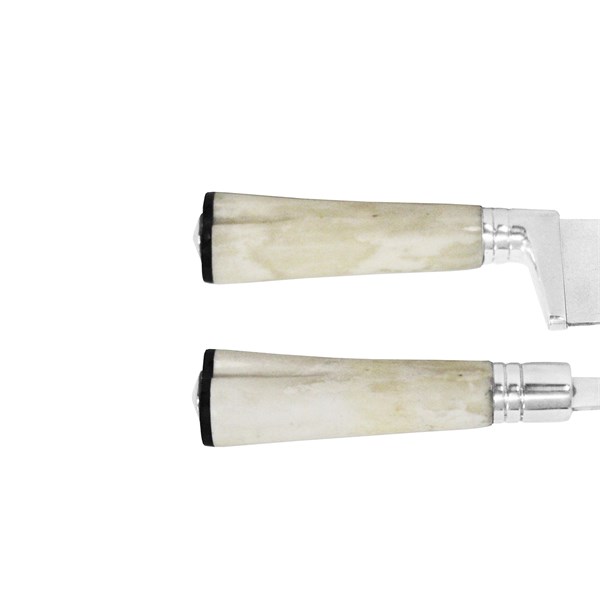 Faca Garfo 10 Inox 420 Cabo Osso