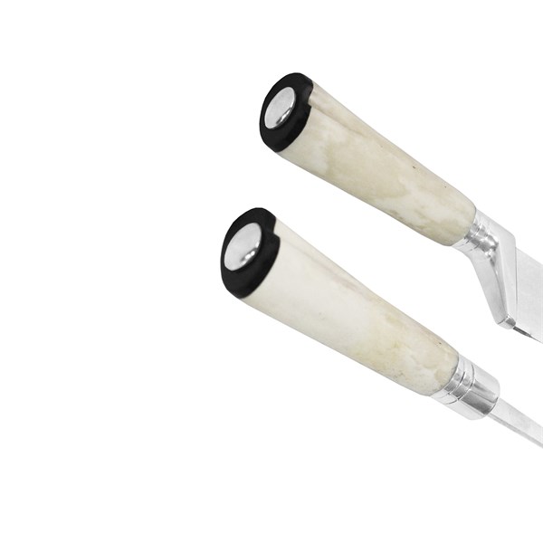 Faca Garfo 10 Inox 420 Cabo Osso