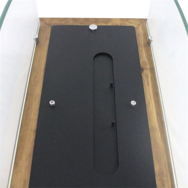 Lareira Ecológica Álcool Etanol Aço 45cm Suporte Madeira Vidro