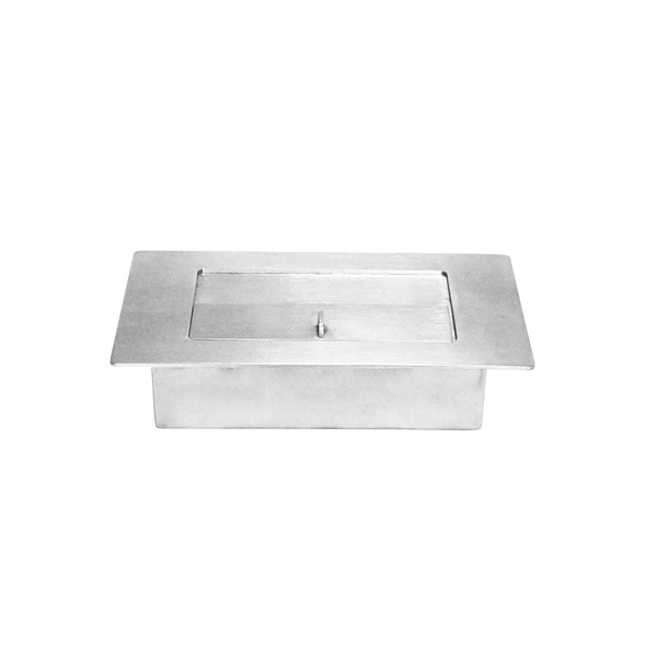 Queimador Lareira Ecológica Álcool Etanol Inox 31cm