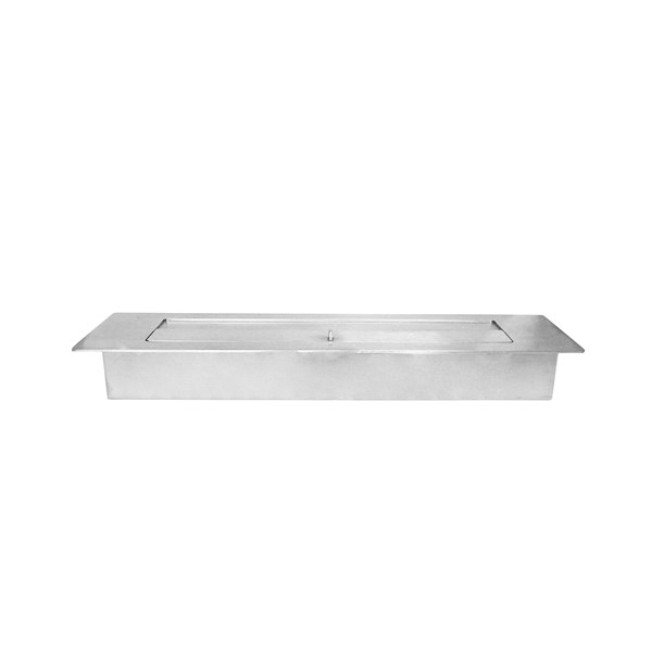 Queimador Lareira Ecológica Álcool Etanol Inox 61cm