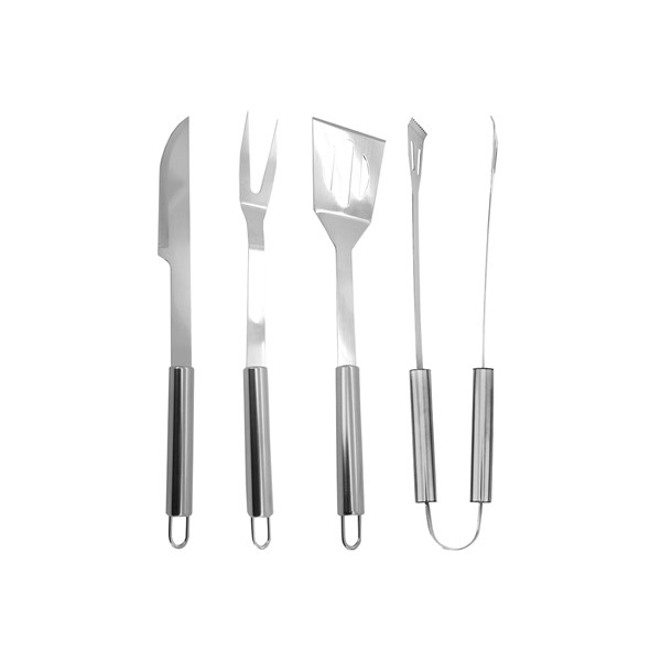 Conjunto Churrasco 4 Peças Inox