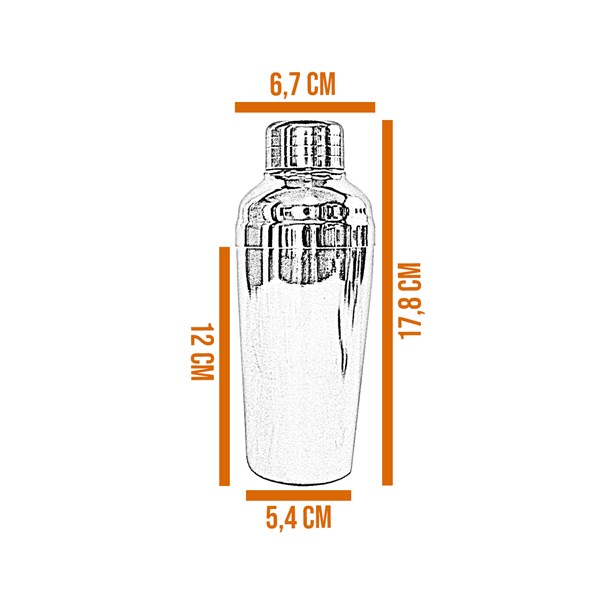 Conjunto Bar Inox 5 Peças