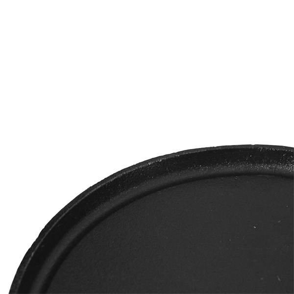 Chapa Bifeteira Ferro Fundido Cabo Madeira 26cm Lisa