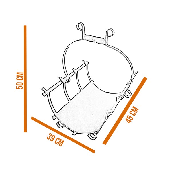 Lenheiro Ferro Colonial Preto