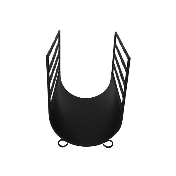 Lenheiro Ferro Modelo U Preto