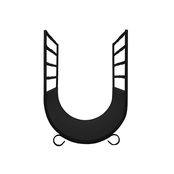 Lenheiro Ferro Modelo U Preto