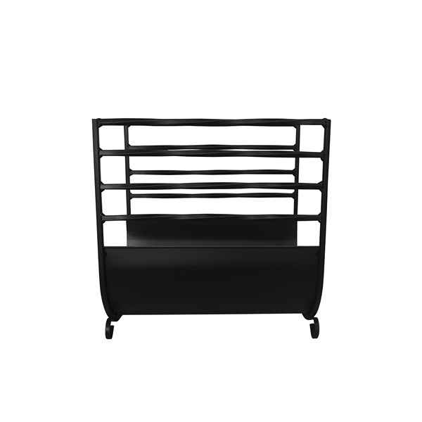 Lenheiro Ferro Modelo U Preto