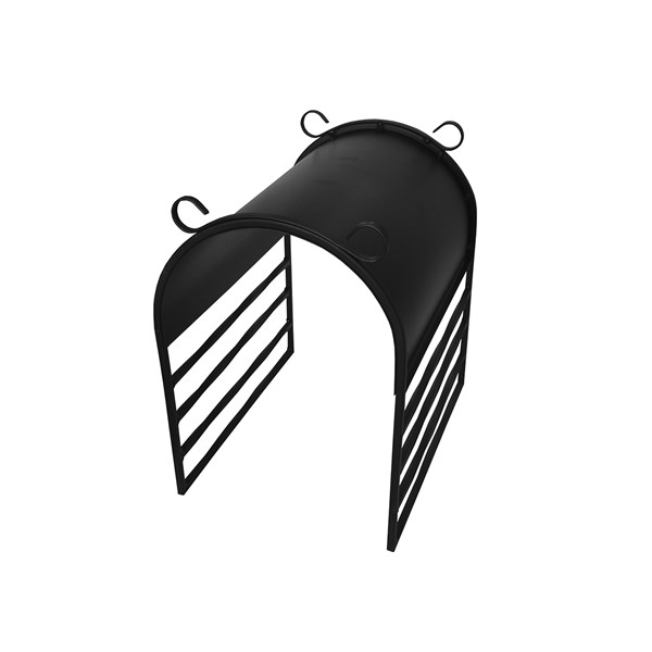 Lenheiro Ferro Modelo U Preto