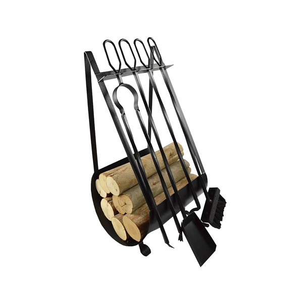 Kit Limpeza Lareira com Lenheiro