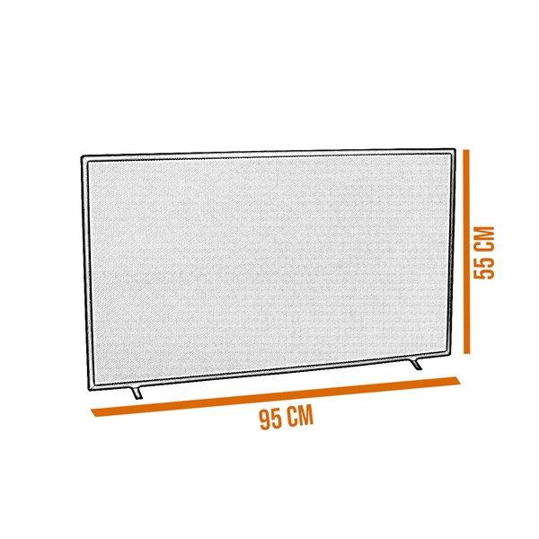 Tela Proteção Lareira 95X55cm Reta