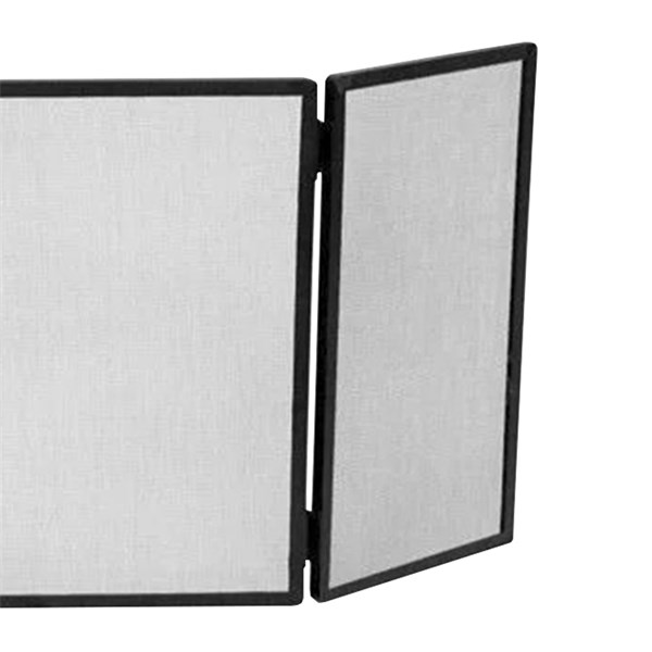 Tela Proteção Lareira 117X52cm Dobrável Reta