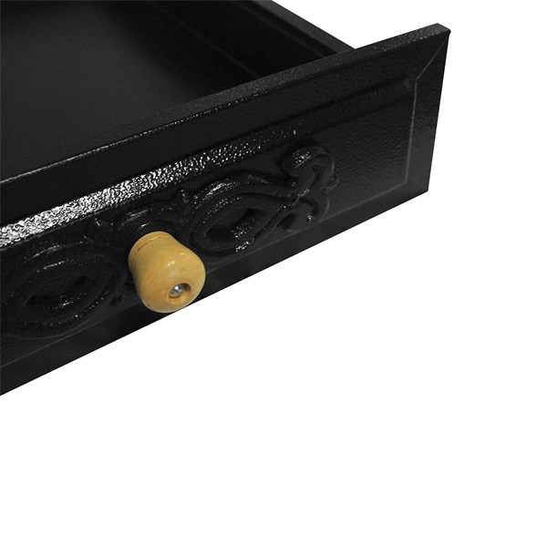 Gaveta Cinzeiro Aço Suporte 32X6X46cm Colonial Grande