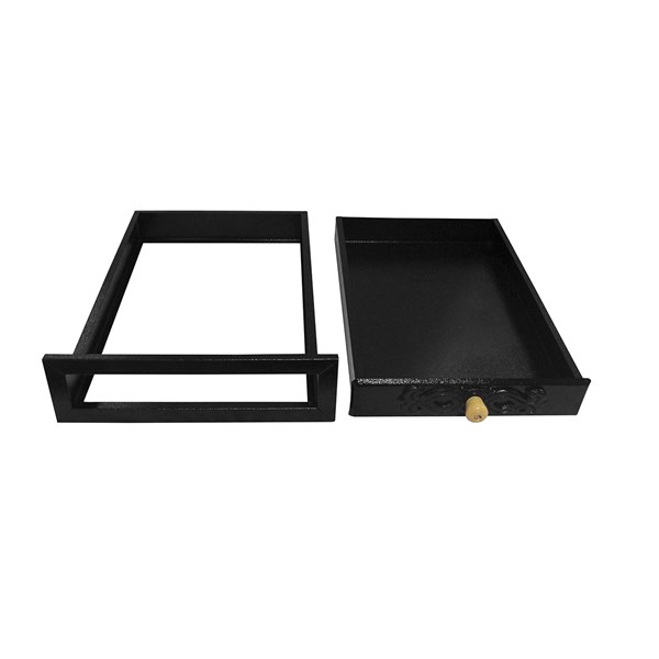 Gaveta Cinzeiro Aço Suporte 32X6X46cm Colonial Grande