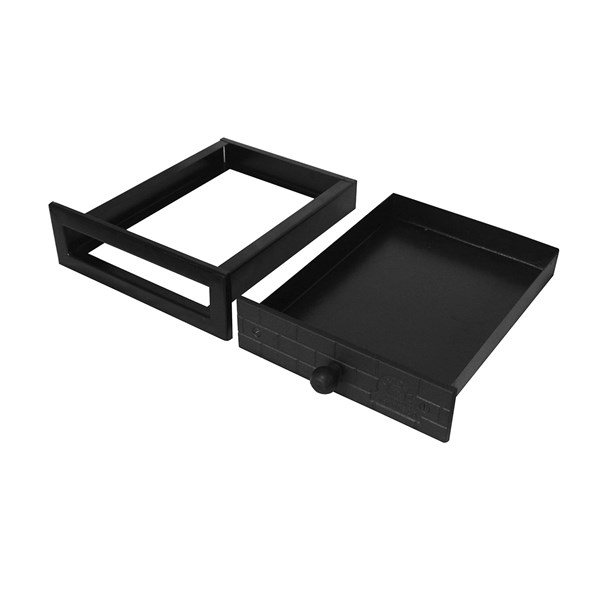 Gaveta Cinzeiro Aço Suporte 25,5X4,5X34,5cm Tijolinho