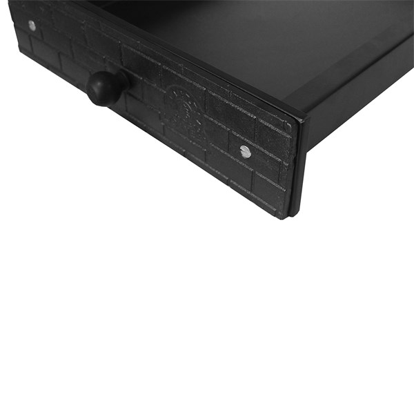 Gaveta Cinzeiro Aço Suporte 32,5X4,5X47cm Tijolinho