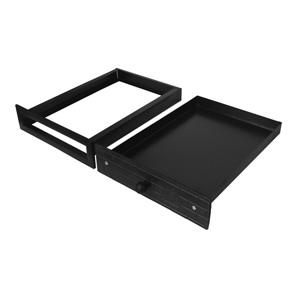 Gaveta Cinzeiro Aço Suporte 32,5X4,5X47cm Tijolinho